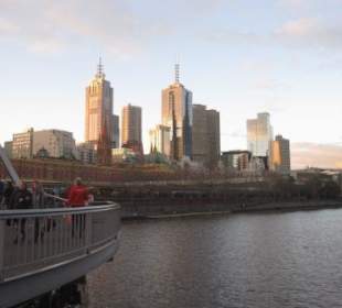 Winterabendstimmung am Yarra River