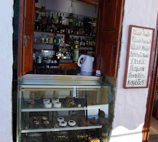 Santorin selbst im Bild Landschaft, Stadt