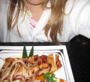 Gegrillter Tintenfisch - ein Gedicht