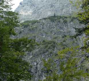 Wandern St. Bartholomä Richtung Eiskapelle