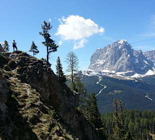 Langkofel auf dem Weg zur Steviahütte