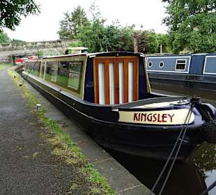 Haus Narrow Boat im Hafen von Trevor