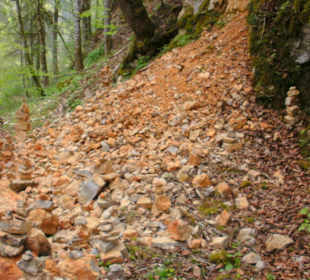 "Kleines Geröllfeld" auf dem Weg