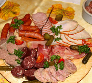 Die Vesperplatte in der Weinstube