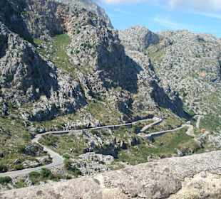 Ausblick auf die Schlangenstraße