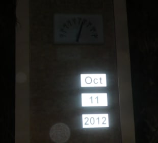 Miami Beach Ocean Drive - Temperaturanzeige