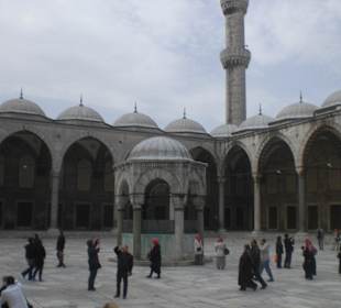 Blaue Moschee-Innenhof