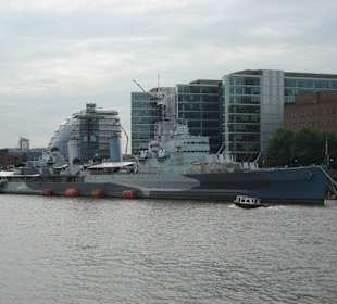 Kriegsschiff HMS Belfast