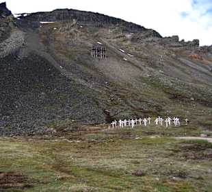 Der alte Friedhof oberhalb Alt-Longyearbyen