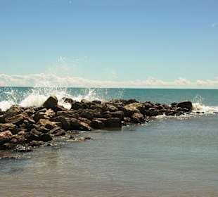 Wellenbrecher in Action