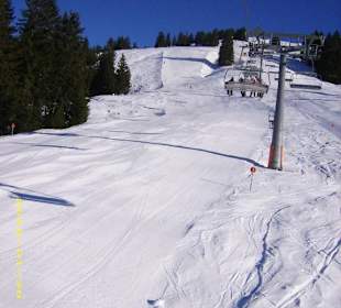 Sonnenpiste im Sonnenskigebiet Laterns