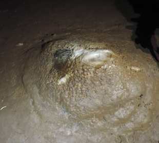 Höhle dunkel, Taschenlampe mitnehmen