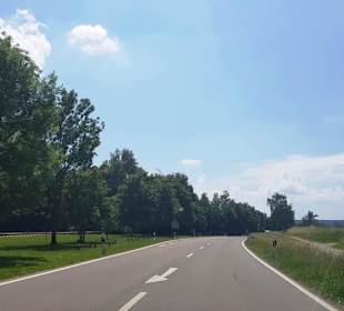 Zufahrt zum Parkplatz