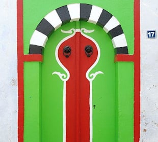 Tradycyjne drzwi tunezyjskie