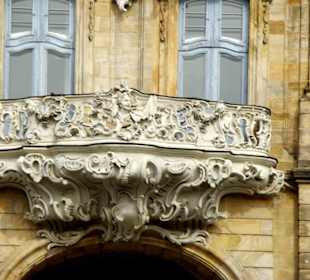 Der prächtige kleine Balkon