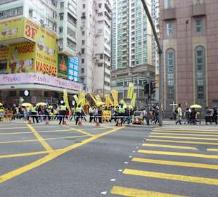 Protesty na ulicach Hongkongu