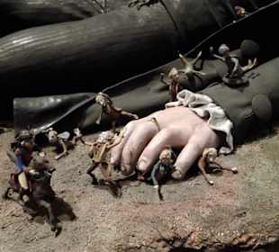 Gulliver in Liliput von 1844 