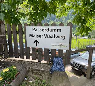 Anfang des Maiser Waalweges