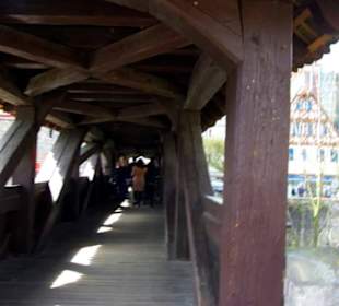 Der Roter Steg, schwere Balken