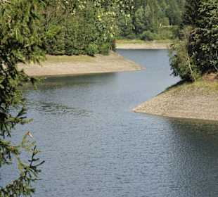 Blick über die Trinkwassertalsperre Mauthaus