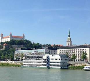Ausblick vom Schiff aus