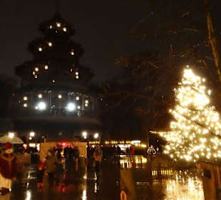 Blick auf den Weihnachtsmarkt