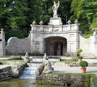 Wasserläufe und Renaissance-Architektur