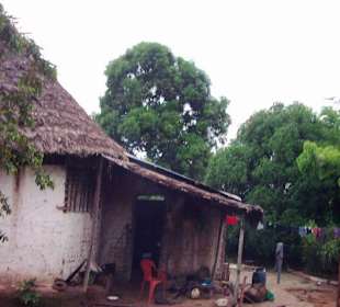 Native village at Rio Caura