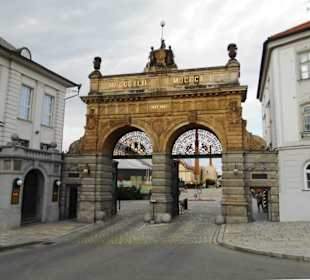 Eingangstor der Brauerei Pilsner Urquell 