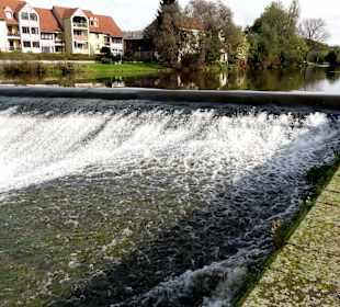 Die Staustufe der Fulda 