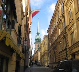 Enge Gasse beim Hotel