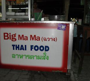 Der Eingang zum paradiesischen Thaiessen