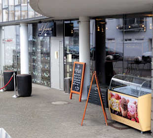 Eingang zum Restaurant Al fiume