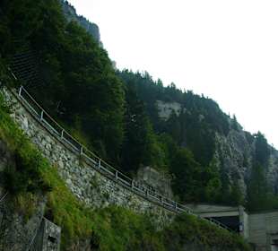 Da geht es rauf Italien