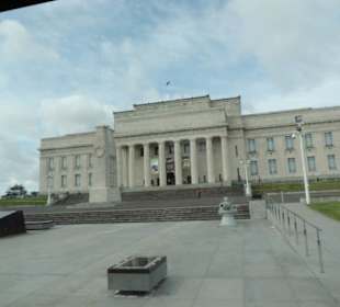 Mit dem Hop on Hop off Bus in Auckland unterwegs