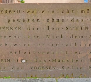 Erklärung für die Steinmetze