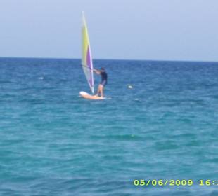 Surfen und super Wetter