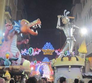 Fin de semana en fallas de valencia
