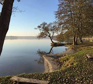 Strandspaziergang im Herbst