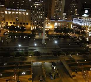 Ausblick Union Square bei Nacht