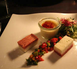 Creme Brulee vom Ziegenkäse