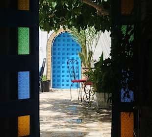 Blick in einen Hinterhof....