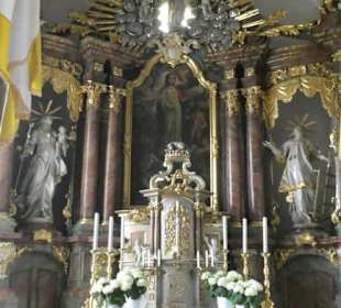 Hauptaltar der Kirche St. Laurentius, Nordheim