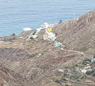 Blick auf eine Ansiedlung im Westen