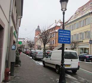 Altstadt Wissembourg im Winter