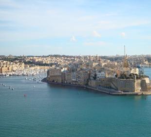 Blick von Upper Barraca Gardens