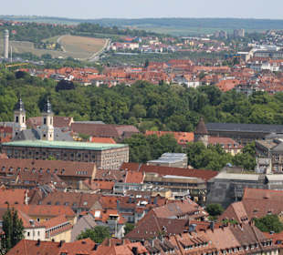 Blick auf die Altstadt von Würzburg