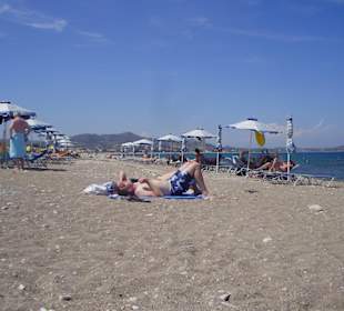 Der ca. 250 Meter enfernte Strand 