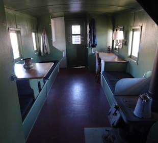 Man wohnte auch im Postwagen