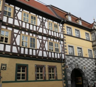 Unterwegs in der Altstadt von Erfurt